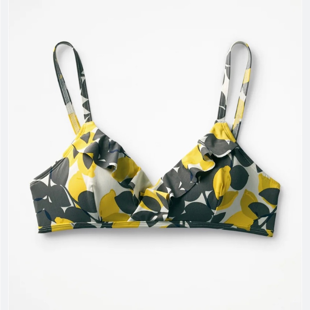 NWOT Boden Trapani bikini top and bottom lemon print - Picture 3 of 6